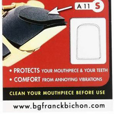 Picture of BG Mouthpiece Cushion (6x) Soprano sax, Eb Clarinet and Slim Line Alto and Tenor Sax Mouthpieces