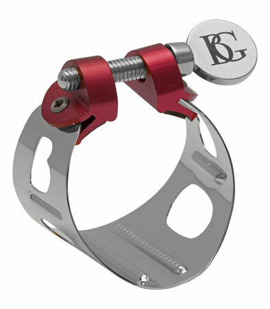 Picture of BG Silver Plated LD Duo Ligature for Alto Sax & Bb Clarinet