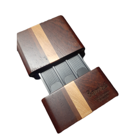Picture of Bambu Handmade Wooden Alto Sax / Bb Clarinet Reed Case (6 Reeds) RA03 -  1 in stock