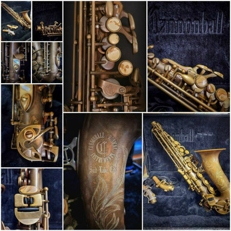 Picture of Second Hand Saxophone Curved Soprano Cannonball (USA)  Curved – Big Bell Series – “Brute”